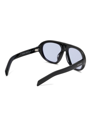 模特儿示范图 - 点击放大 - PRADA - Acetate Aviator Sunglasses