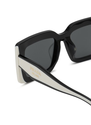 细节 - 点击放大 - PRADA - Acetate Square Sunglasses
