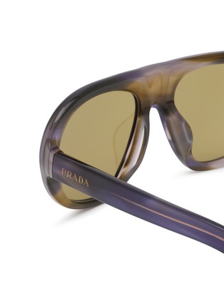 细节 - 点击放大 - PRADA - Acetate Aviator Sunglasses