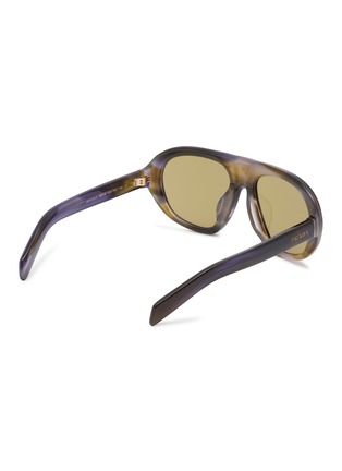 模特儿示范图 - 点击放大 - PRADA - Acetate Aviator Sunglasses