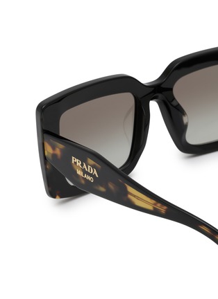 细节 - 点击放大 - PRADA - Acetate Square Sunglasses