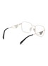 模特儿示范图 - 点击放大 - PRADA - Metal Square Optical Glasses