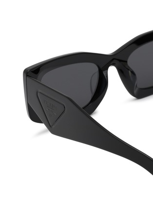 细节 - 点击放大 - PRADA - Acetate Rectangular Sunglasses