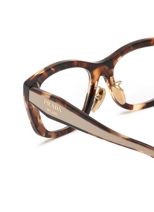 细节 - 点击放大 - PRADA - Acetate Square Optical Glasses