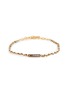 首图 - 点击放大 - MARIE LAURE CHAMOREL - Sterling Silver Crystal Yarn Chain Bracelet