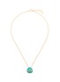 首图 - 点击放大 - MARIE LAURE CHAMOREL - Sterling Silver Silk Yarn Crystal  Turquoise Pendant Necklace