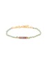 首图 - 点击放大 - MARIE LAURE CHAMOREL - Sterling Silver Crystal Yarn Chain Bracelet