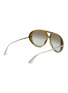 模特儿示范图 - 点击放大 - BOTTEGA VENETA - Acetate Aviator Sunglasses