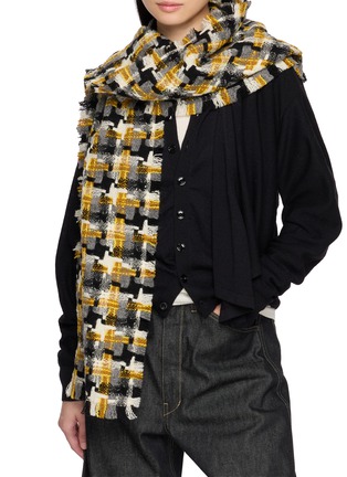 模特儿示范图 - 点击放大 - KIJINOKANOSEI - Kojika Woven Scarf