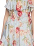  - ZIMMERMANN - Roselight Frill Floral Silk Maxi Dress