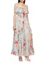 模特儿示范图 - 点击放大 - ZIMMERMANN - Roselight Frill Floral Silk Maxi Dress