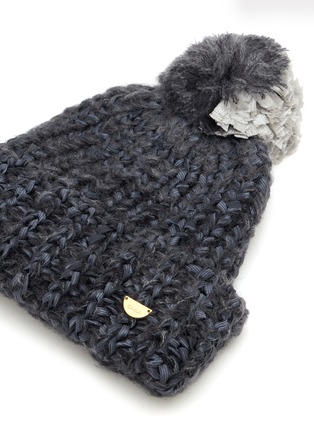 细节 - 点击放大 - CA4LA - Two Chunky Knit Beanie
