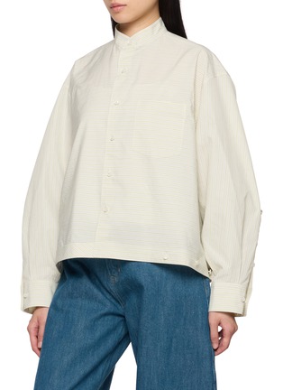 细节 - 点击放大 - BEAUTIFUL PEOPLE - Double End Striped Shirt