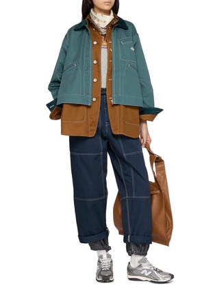 模特儿示范图 - 点击放大 - BEAUTIFUL PEOPLE - X Dickies 层次工装夹克