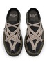 细节 - 点击放大 - RICK OWENS - X DR. MARTENS MEGALACE 绕带穆勒皮鞋