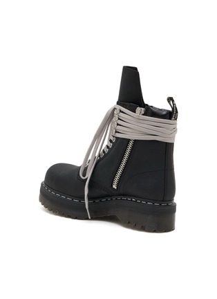  - RICK OWENS - X DR. MARTENS 绕带皮革中筒靴