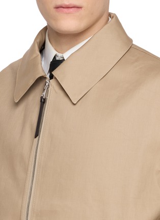 细节 - 点击放大 - MACKINTOSH - Birgham Detachable Contrast Collar Jacket
