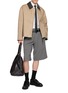 模特儿示范图 - 点击放大 - MACKINTOSH - Birgham Detachable Contrast Collar Jacket