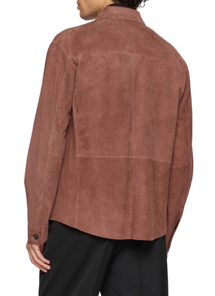 背面 - 点击放大 - 1972 DESA - Patch Pocket Suede Leather Shirt Jacket