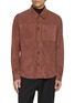首图 - 点击放大 - 1972 DESA - Patch Pocket Suede Leather Shirt Jacket