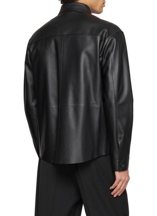 背面 - 点击放大 - 1972 DESA - Patch Pocket Leather Shirt Jacket