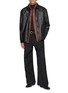 模特儿示范图 - 点击放大 - 1972 DESA - Patch Pocket Leather Shirt Jacket