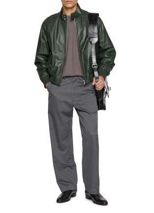 模特儿示范图 - 点击放大 - 1972 DESA - Reversible High Neck Bomber Jacket