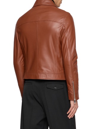 背面 - 点击放大 - 1972 DESA - Fitted Leather Blouson Jacket