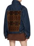 背面 - 点击放大 - MAISON BADIGO - Aztec Patchwork Denim Jacket