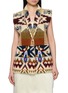 首图 - 点击放大 - MAISON BADIGO - Embroidered Aztec Gilet