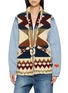 首图 - 点击放大 - MAISON BADIGO - Aztec Body Light Wash Denim Jacket