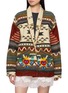 首图 - 点击放大 - MAISON BADIGO - Embroidered Aztec Jacket