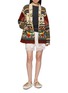 模特儿示范图 - 点击放大 - MAISON BADIGO - Embroidered Aztec Jacket