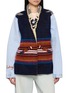 首图 - 点击放大 - MAISON BADIGO - Aztec Body Denim Jacket