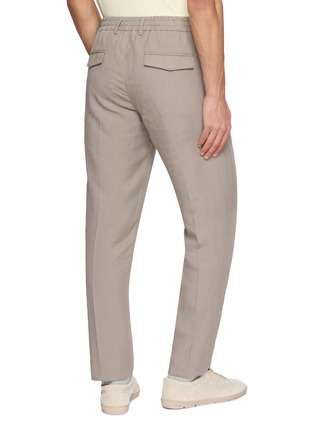 背面 - 点击放大 - ELEVENTY - Single Pleat Drawstring Jogger Pants
