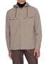 首图 - 点击放大 - ELEVENTY - Detachable Hood Shirt Jacket