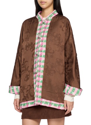 细节 - 点击放大 - EQUIL - Reversible Button Front Tweed Shirt