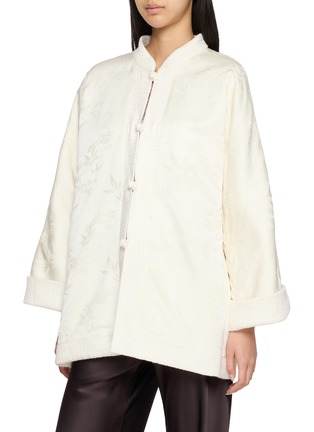 细节 - 点击放大 - EQUIL - Reversible Button Front Tweed Shirt