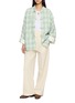 模特儿示范图 - 点击放大 - EQUIL - Reversible Button Front Tweed Shirt