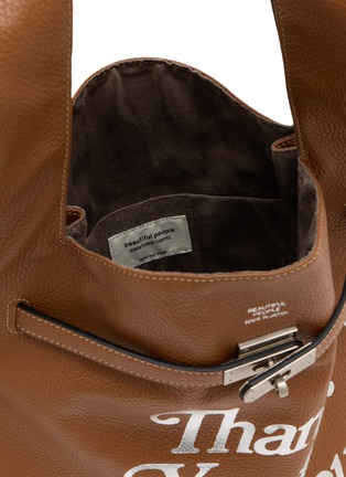 细节 - 点击放大 - BEAUTIFUL PEOPLE - XL Printed Shrink Leather Market Bag