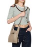 模特儿示范图 - 点击放大 - BEAUTIFUL PEOPLE - Shrink Leather Market Shoulder Bag