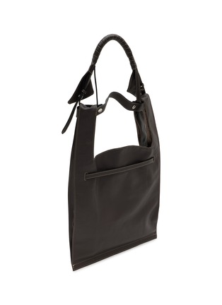 细节 - 点击放大 - BEAUTIFUL PEOPLE - Extra Large Bandage Handle Shrink Leather Market Bag