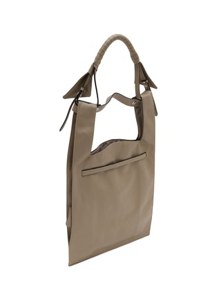 细节 - 点击放大 - BEAUTIFUL PEOPLE - Extra Large Bandage Handle Shrink Leather Market Bag