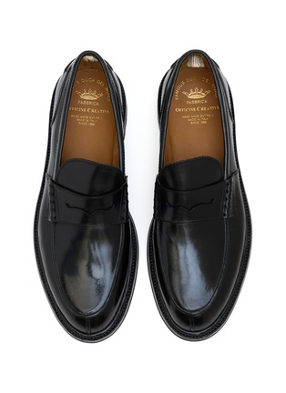 模特儿示范图 - 点击放大 - OFFICINE CREATIVE - Sax Flexi 001 Leather Loafers