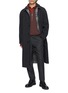 模特儿示范图 - 点击放大 - YVES SALOMON - Double-face Loro Piana Wool Coat