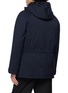 背面 - 点击放大 - YVES SALOMON - Side Mink Fur Wool Blend Parka