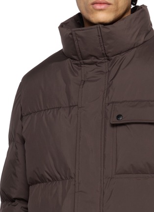 细节 - 点击放大 - YVES SALOMON - Hooded Puffer Jacket