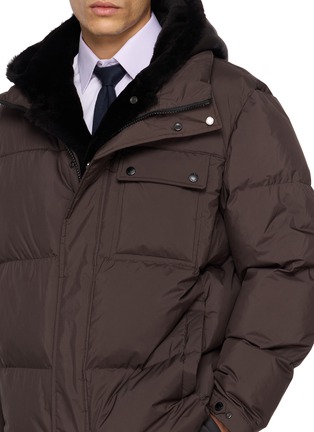  - YVES SALOMON - Hooded Puffer Jacket