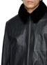 细节 - 点击放大 - YVES SALOMON - Medium Leather Jacket