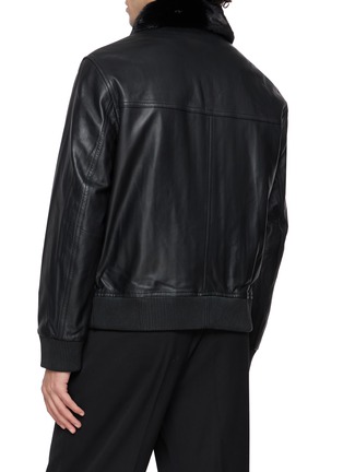 背面 - 点击放大 - YVES SALOMON - Medium Leather Jacket